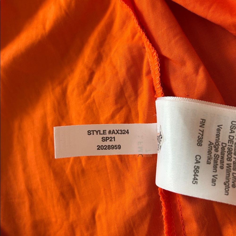 Bright Tiered Dress with Eyelet Ruffle Sleeves Rare 2021 piece *small spot - Picture 12 of 12